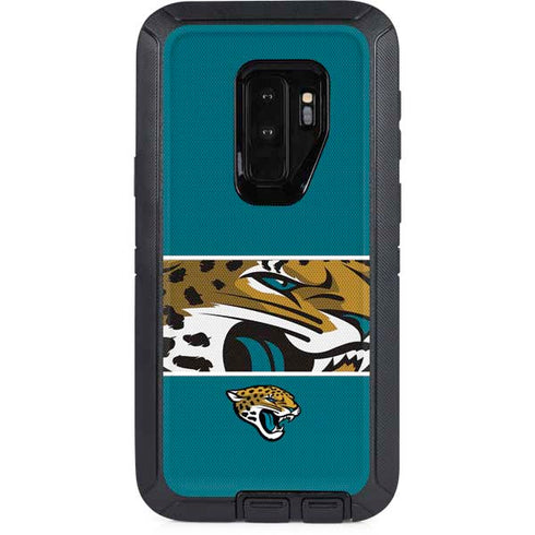 NFL Jacksonville Jaguars Zone Block Otterbox Defender Galaxy Skin